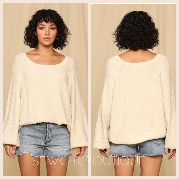 SOFTEST Cotton Long Sleeve Sweatshirt Clay - Picture 3 of 7